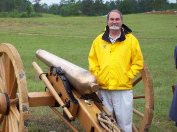 Robert Noble and the Miss Annie Lee, an authentic bronze Noble cannon