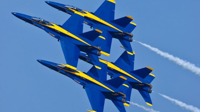 Air Show Featuring The USN Blue Angels