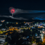 July 4th Fireworks, View from Downtown Rome by keith beauchamp