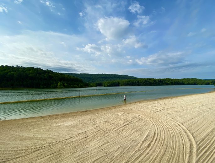 Rocky Mountain Recreation Public Fishing Area, Rome GA beach