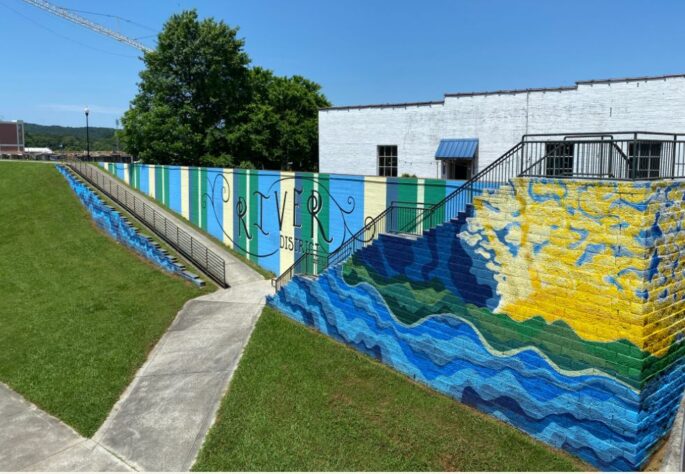 river district mural