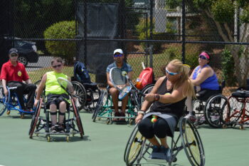 wheelchair tennis training