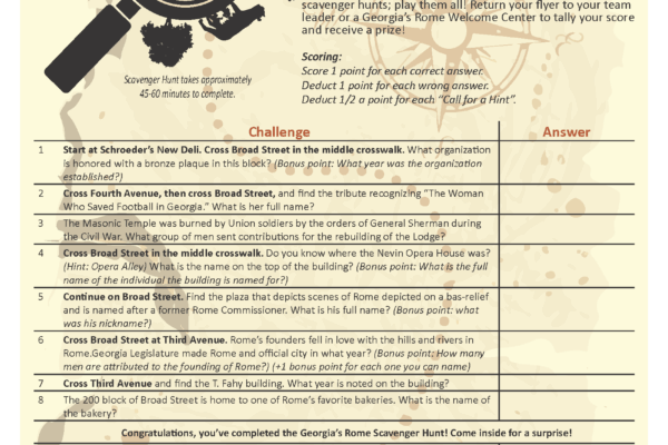 Scavenger Hunt Flyer 2025