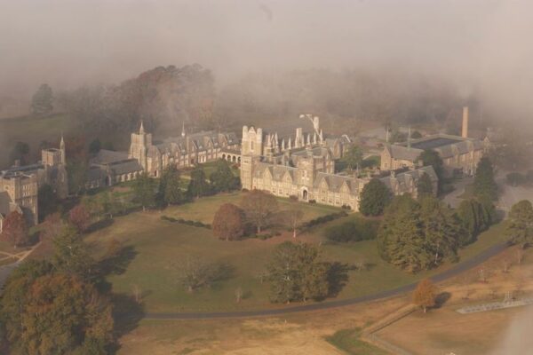 Berry College drone view