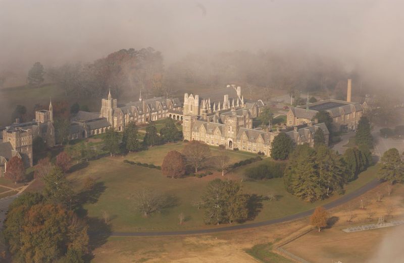 Berry College drone view