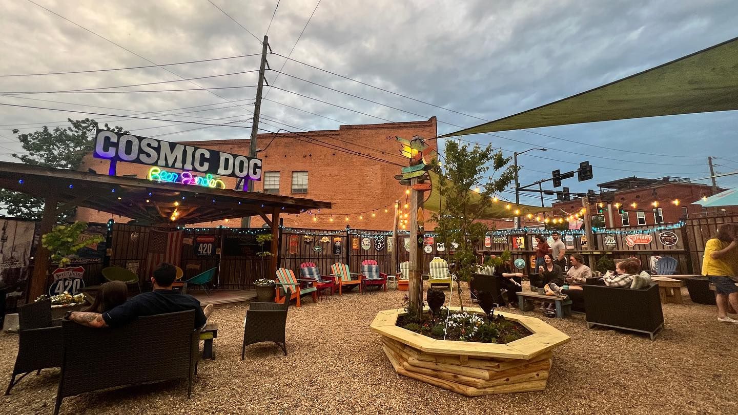 cosmic dog outpost beer garden
