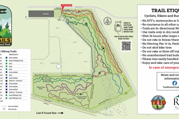 GE Trails at Garrard Park map
