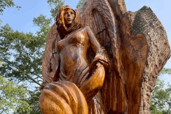 angel in the oak at myrtle hill by Jeremy Smith