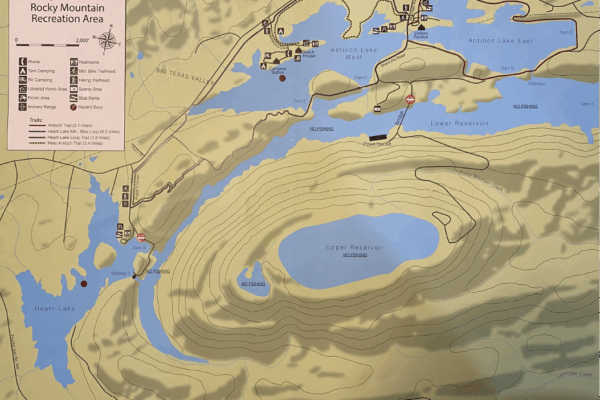 Rocky Mountain Recreation Area Map