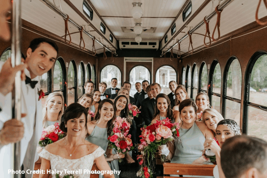 Roman Rose Trolley – Vintage Style Rental