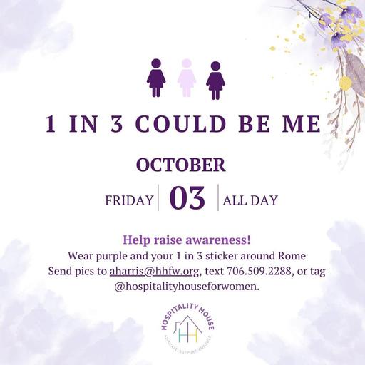 1 in 3 Hospitality Fundraiser