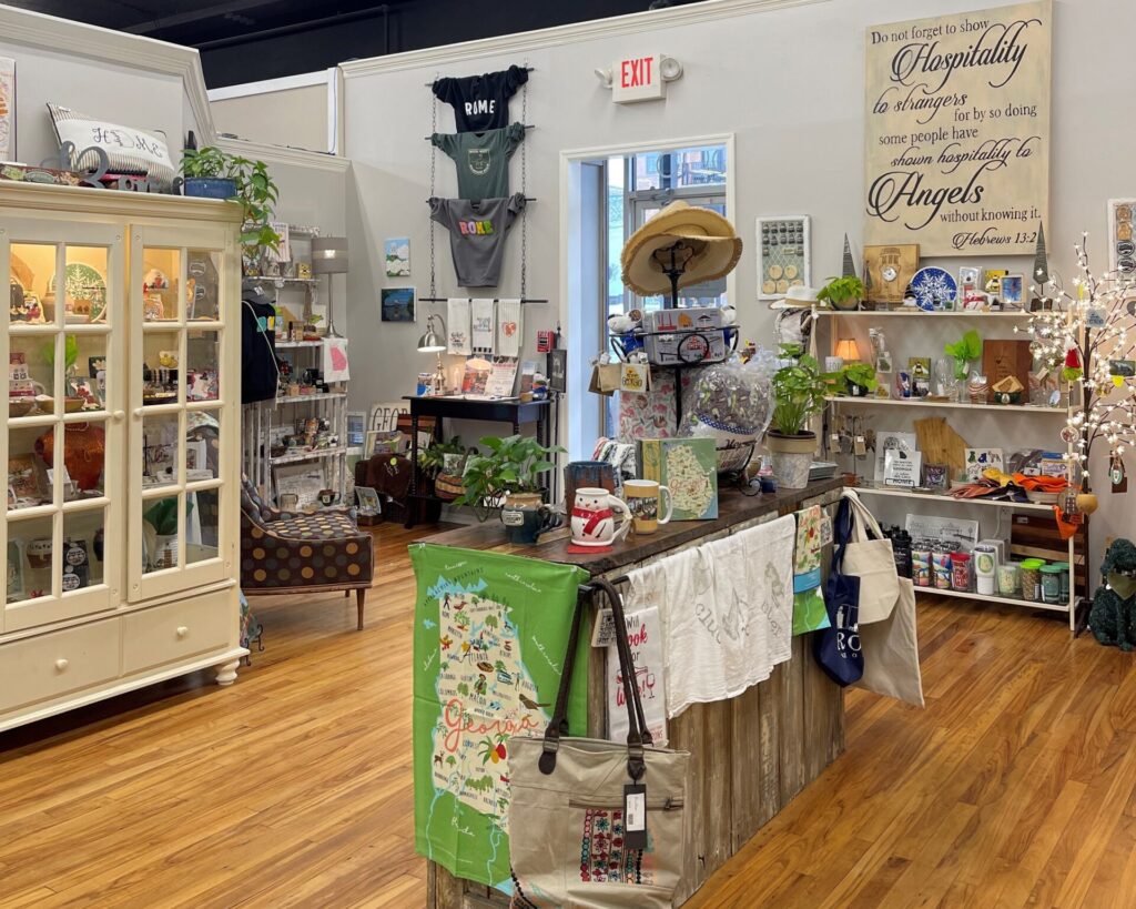 downtown gift shop interior