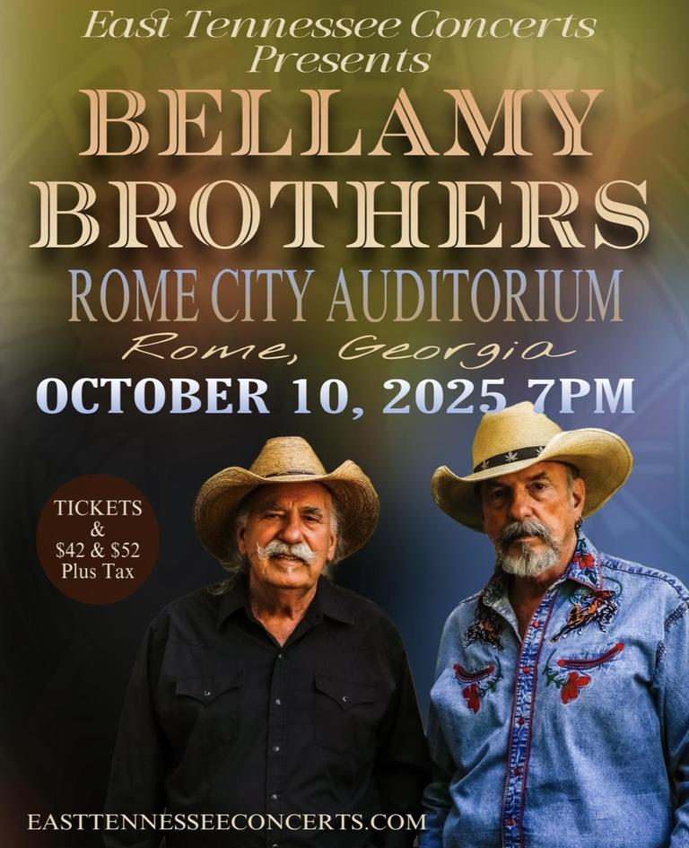 Bellamy Brothers concert flyer