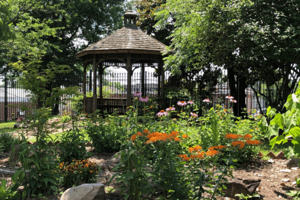 rome floyd library garden