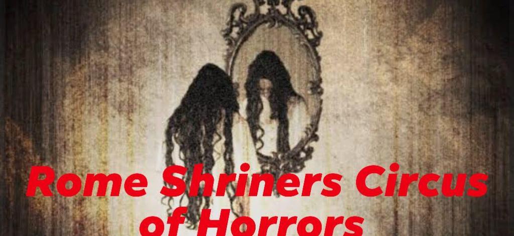 rome shriners circus of horrors haunted house flyer 2025