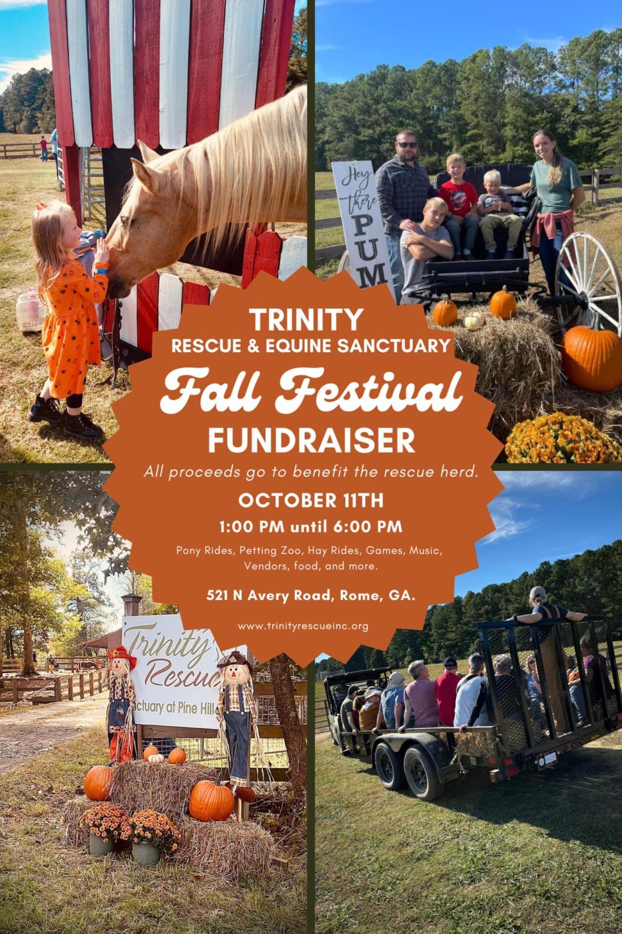 Trinity Rescue and sanctuary- Fall Festival Fundraiser