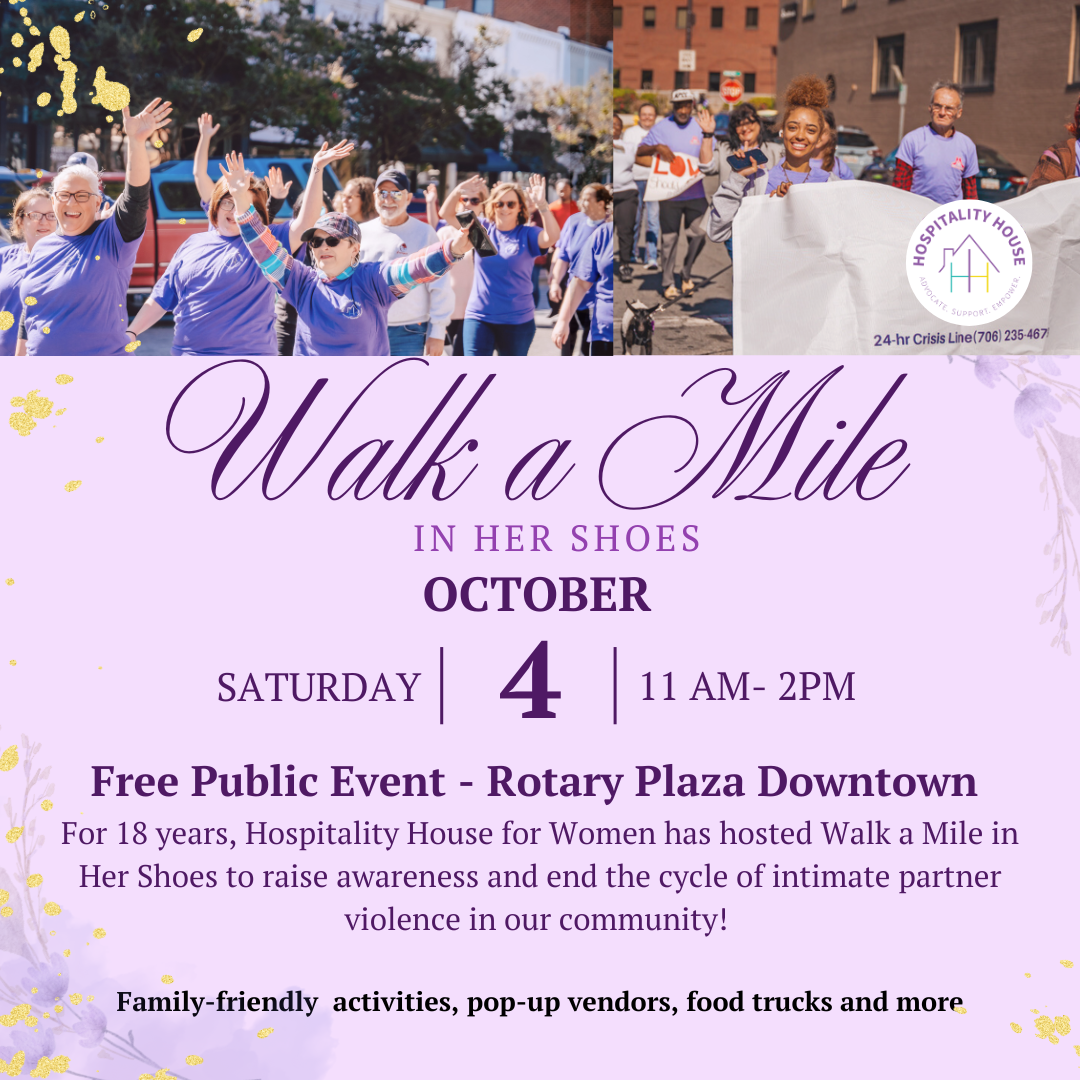 Walk a mile in her shoes flyer 2025