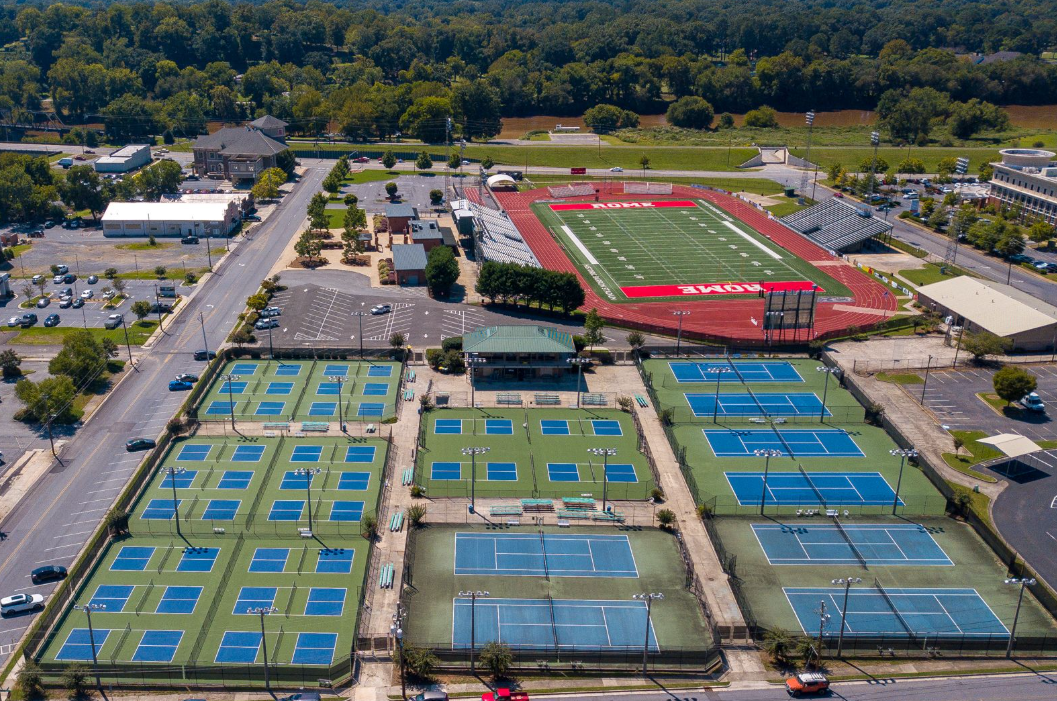 rome downtown racquets center and Barron Stadium