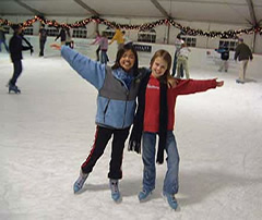 ice skating