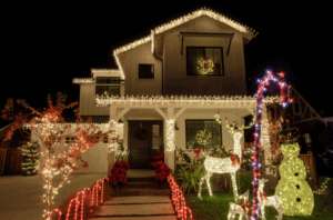 rome christmas lights display 