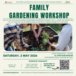 keep rome beautiful event- family gardening workshop