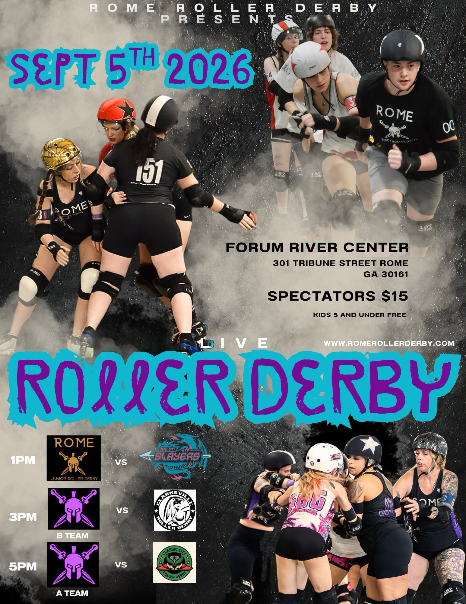 rome roller derby at forum