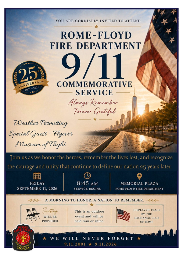 rome 9/11 Commemorative Service