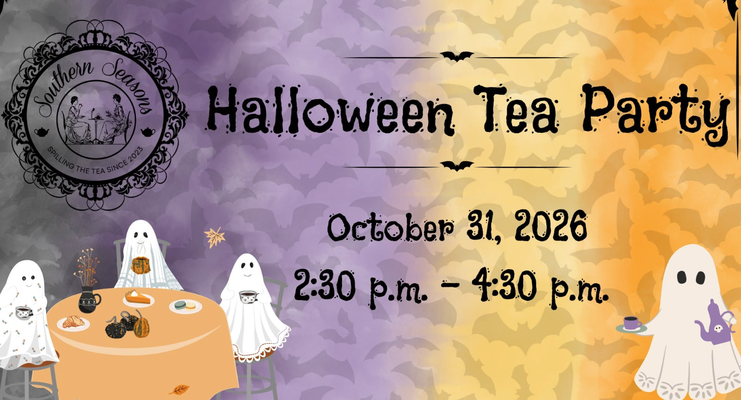Halloween Tea Party at southern seasons