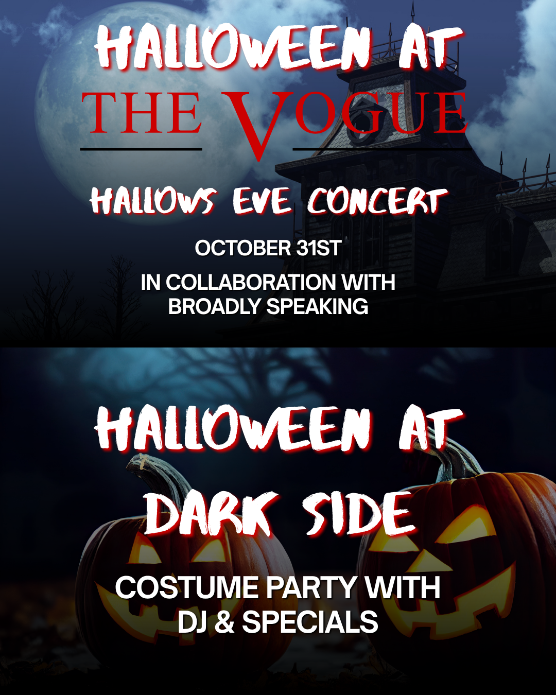 halloween at vogue